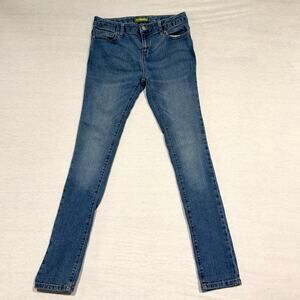 Old Navy Super Skinny Jeans Girls 14 Blue Stretch Denim Adjustable Regular